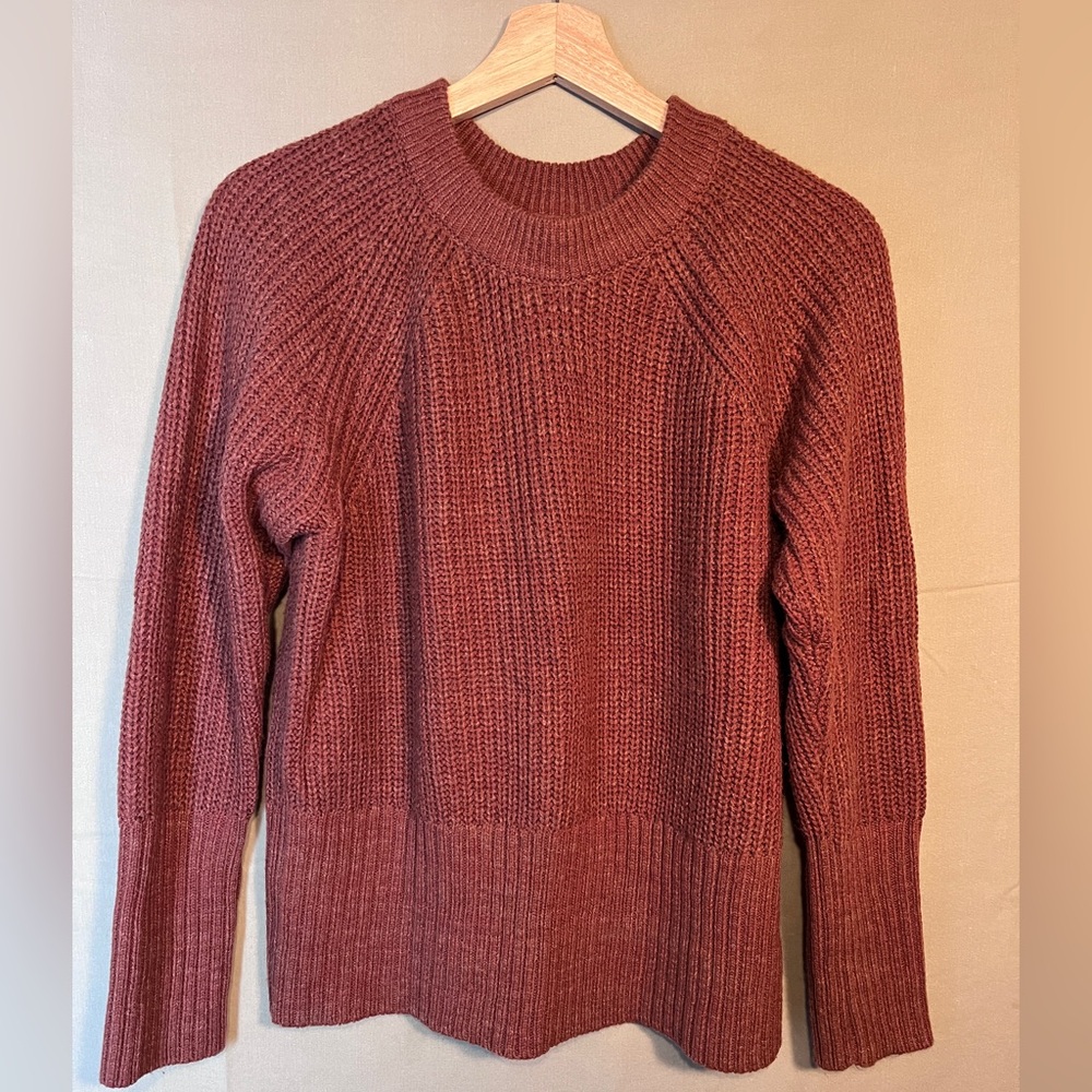 Rust Knit Sweater Size Medium